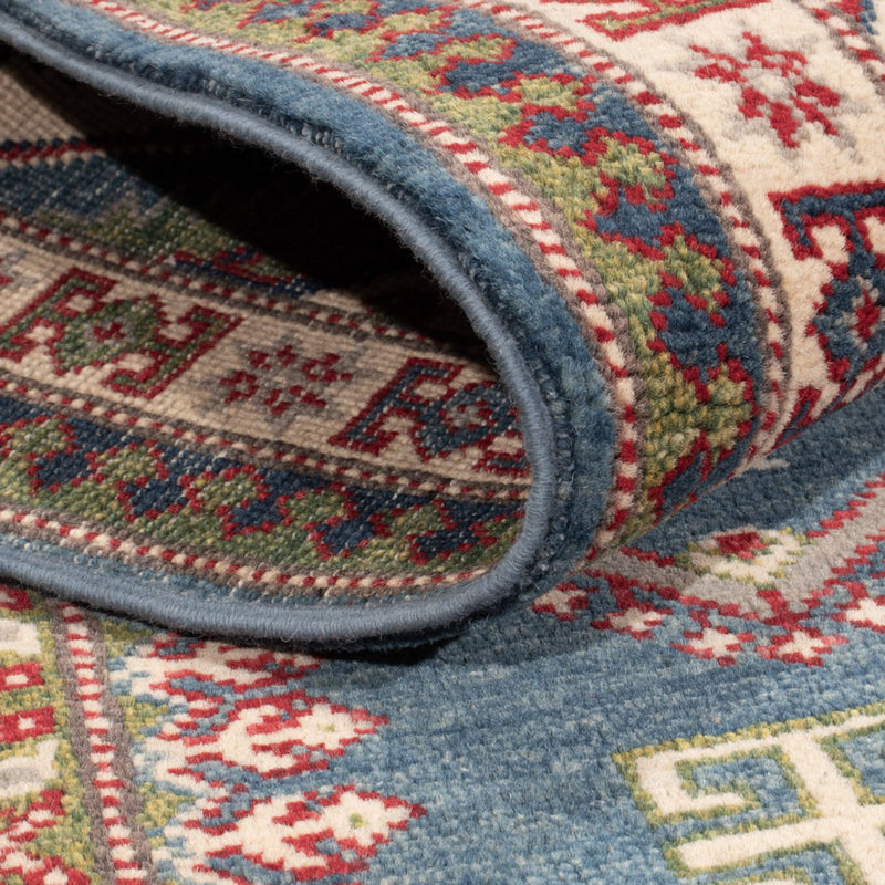 Dywan Ziegler - Kazak - 197 x 149 cm - niebieski