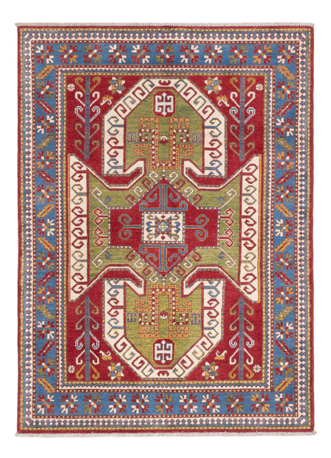 Dywan Ziegler - Kazak - 202 x 143 cm - wielokolorowy
