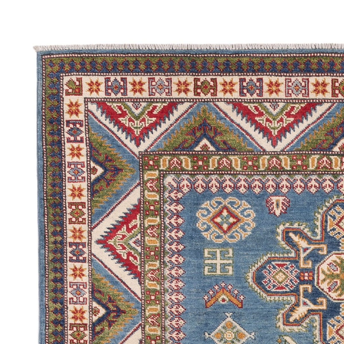 Dywan Ziegler - Kazak - 193 x 148 cm - niebieski