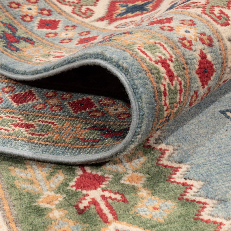 Dywan Ziegler - Kazak - 291 x 195 cm - jasnoniebieski