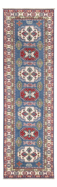 Biegacz Dywan Ziegler - Kazak - 281 x 80 cm - niebieski