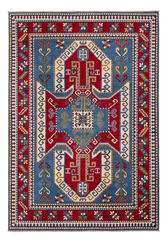 Dywan Ziegler - Kazak - 295 x 203 cm - niebieski