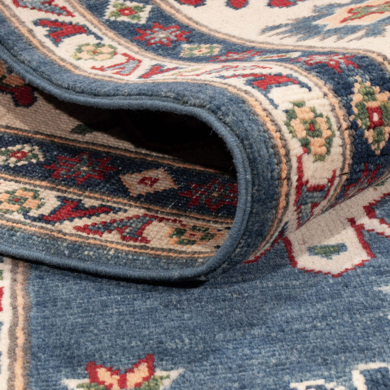 Dywan Ziegler - Kazak - 272 x 184 cm - niebieski