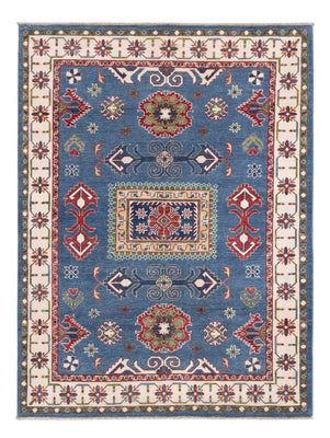 Dywan Ziegler - Kazak - 206 x 156 cm - niebieski