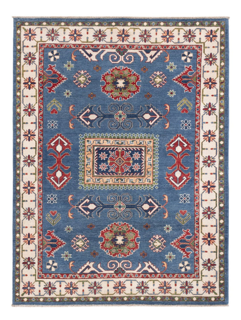 Dywan Ziegler - Kazak - 206 x 156 cm - niebieski