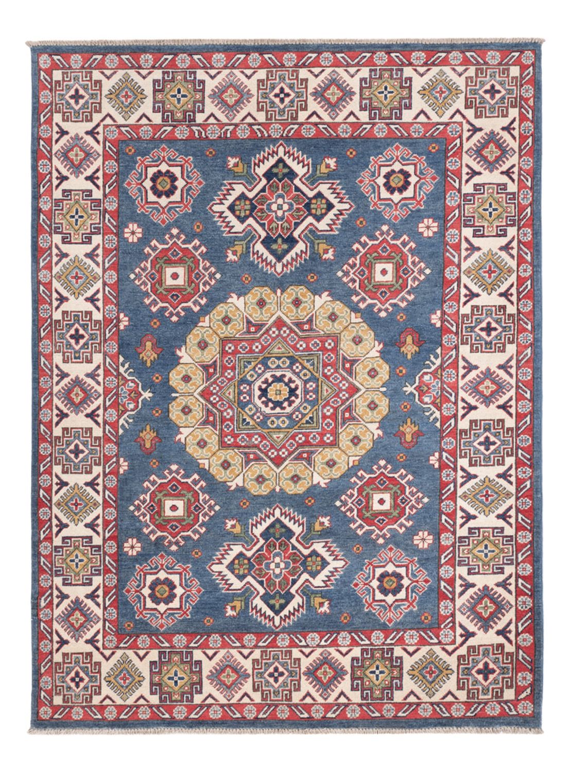 Dywan Ziegler - Kazak - 205 x 152 cm - niebieski