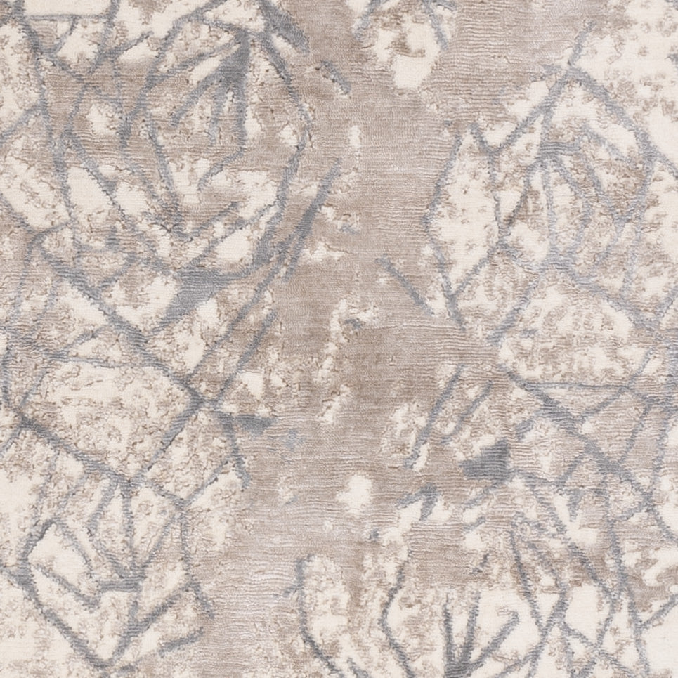 Designerski dywan - 242 x 174 cm - jasnoszary