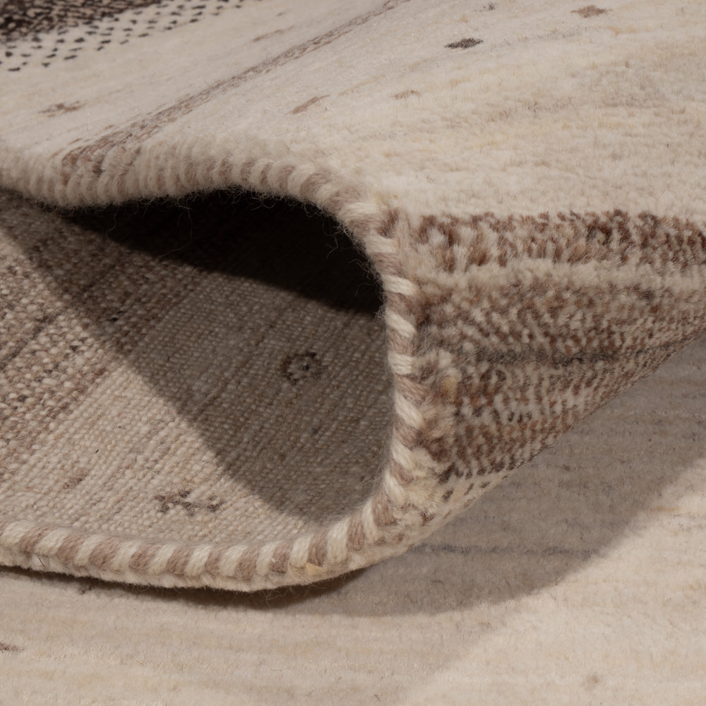 Dywan Gabbeh - Loribaft Indus - 246 x 176 cm - jasny beż