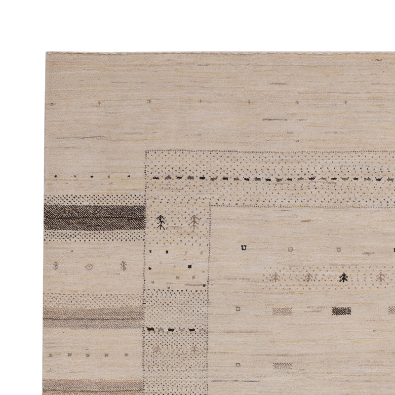 Dywan Gabbeh - Loribaft Indus - 245 x 174 cm - jasny beż