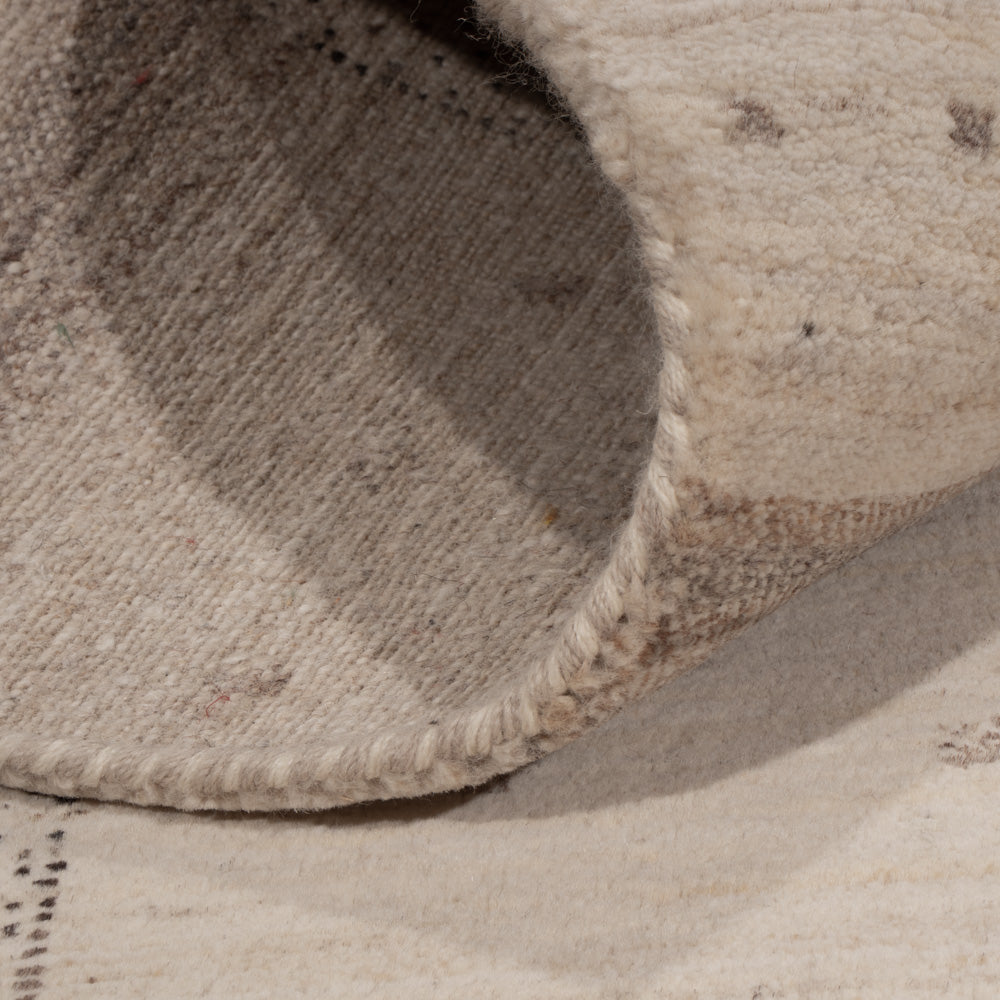 Dywan Gabbeh - Loribaft Indus - 245 x 174 cm - jasny beż