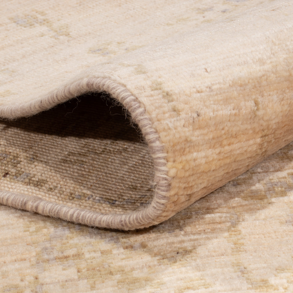 Designerski dywan - 241 x 174 cm - beżowy