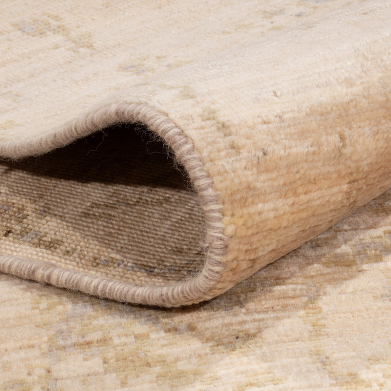 Designerski dywan - 241 x 174 cm - beżowy