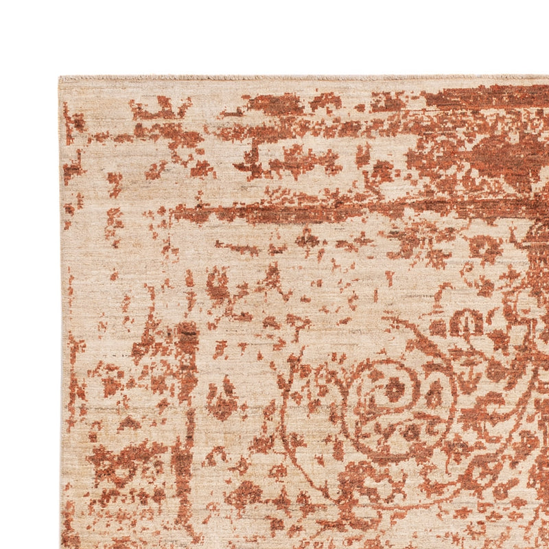 Designerski dywan - 234 x 176 cm - beżowy