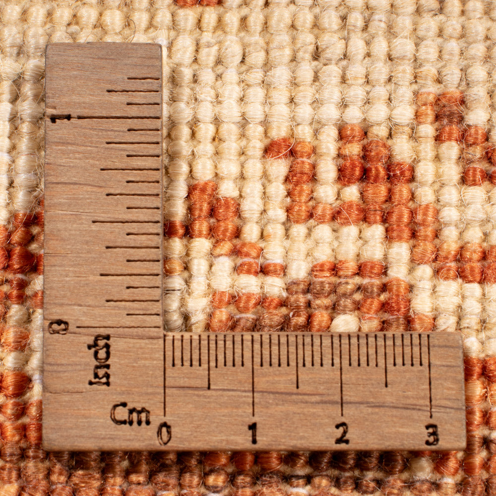 Designerski dywan - 234 x 176 cm - beżowy