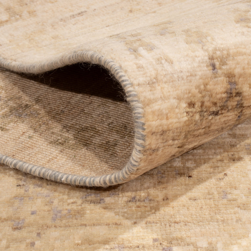 Designerski dywan - 231 x 169 cm - beżowy