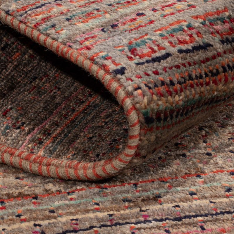 Designerski dywan - 238 x 170 cm - brązowy