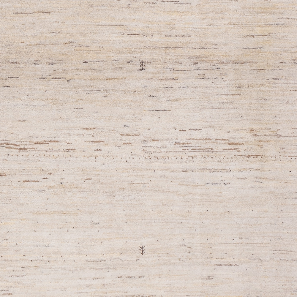 Dywan Gabbeh - Loribaft Indus kwadratowy  - 246 x 249 cm - jasny beż