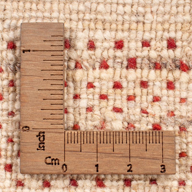 Dywan Gabbeh - Loribaft Indus kwadratowy  - 246 x 249 cm - jasny beż