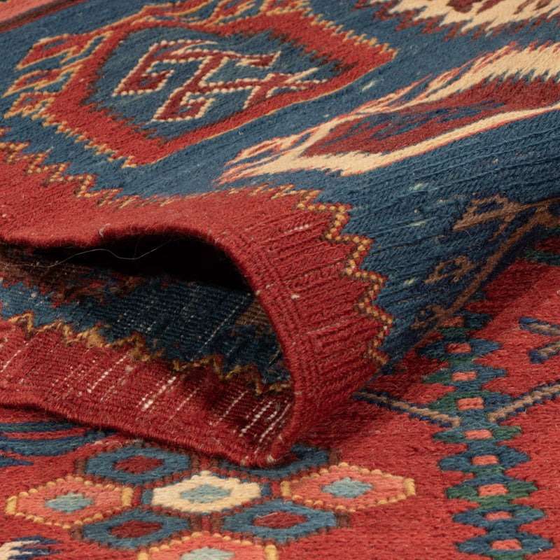 Dywan Kelim - Orientalny - Soumak - 229 x 175 cm - rdza