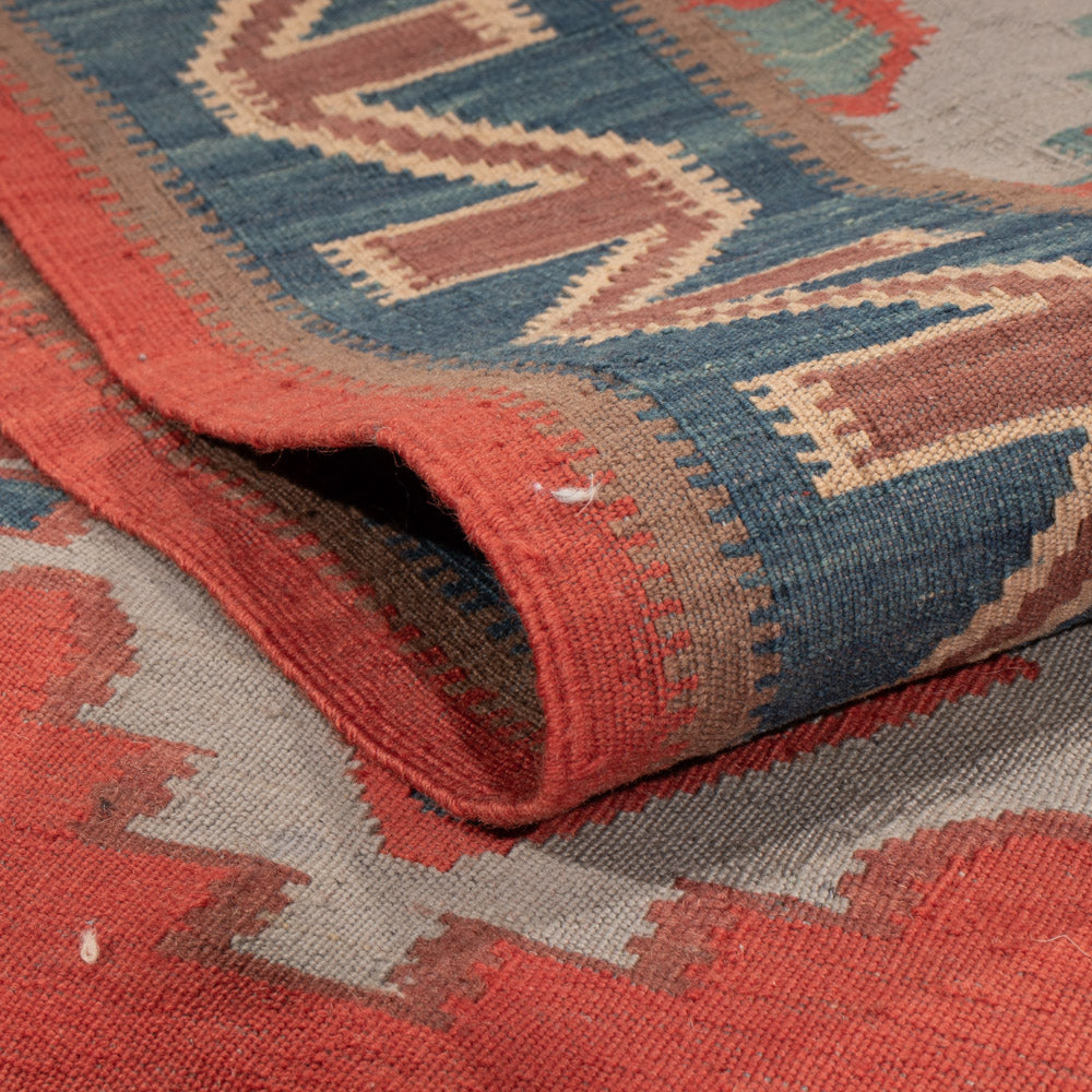 Dywan Kelim - Orientalny - Royal - 253 x 177 cm - czerwony