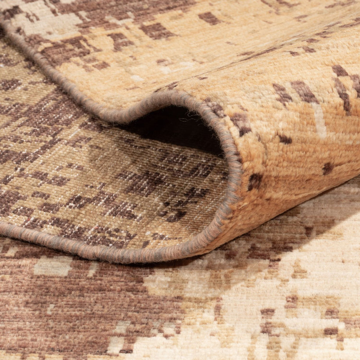 Designerski dywan - 299 x 243 cm - beżowy