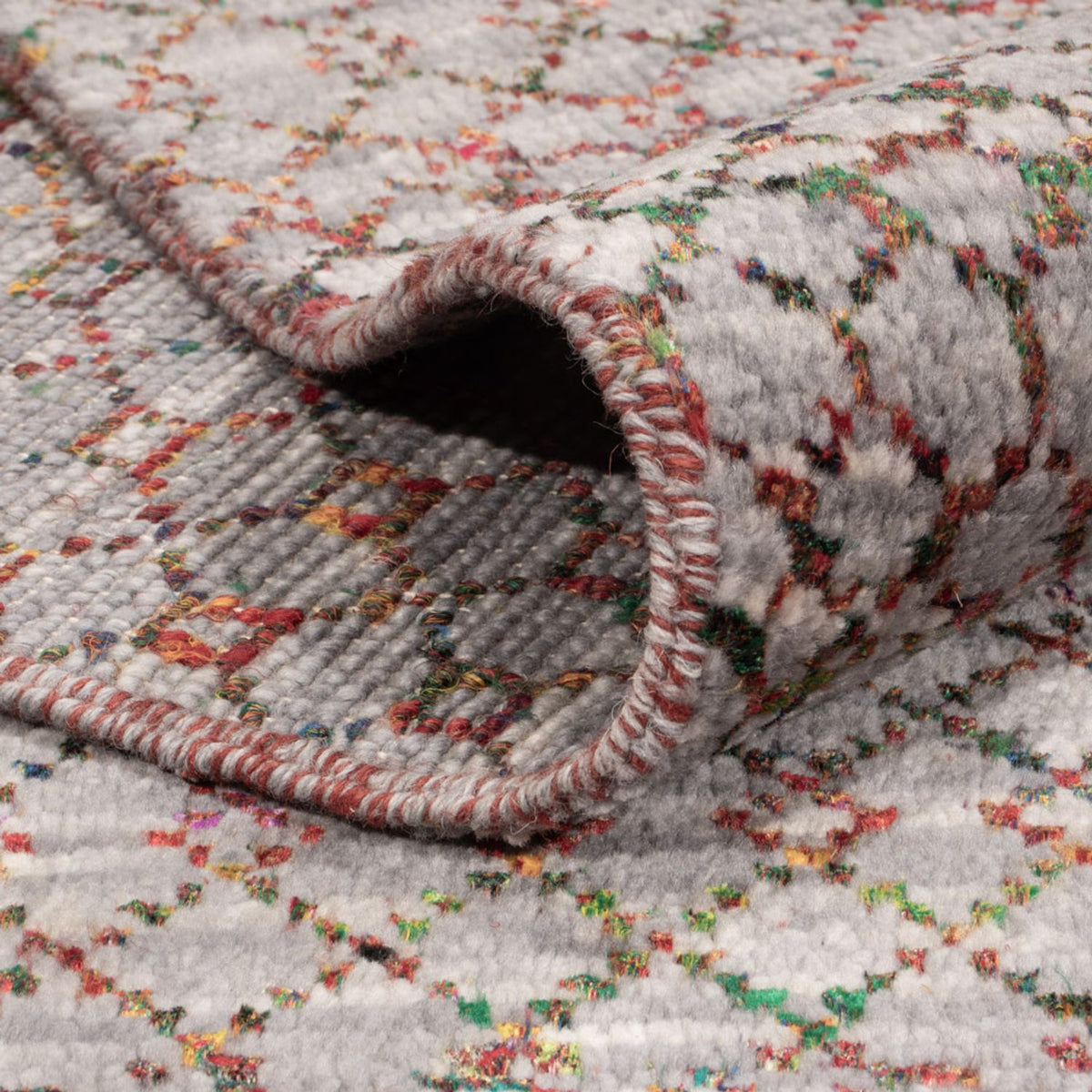 Designerski dywan - 297 x 250 cm - ciemnoniebieski