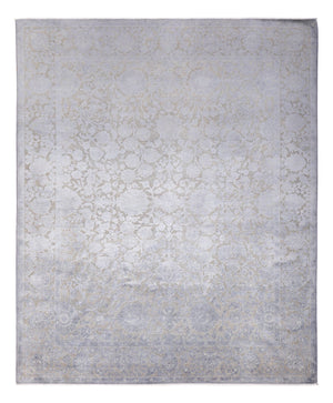 Designerski dywan - 295 x 246 cm - srebrny
