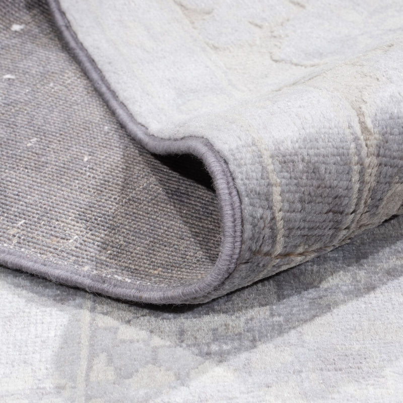 Designerski dywan - 295 x 246 cm - srebrny