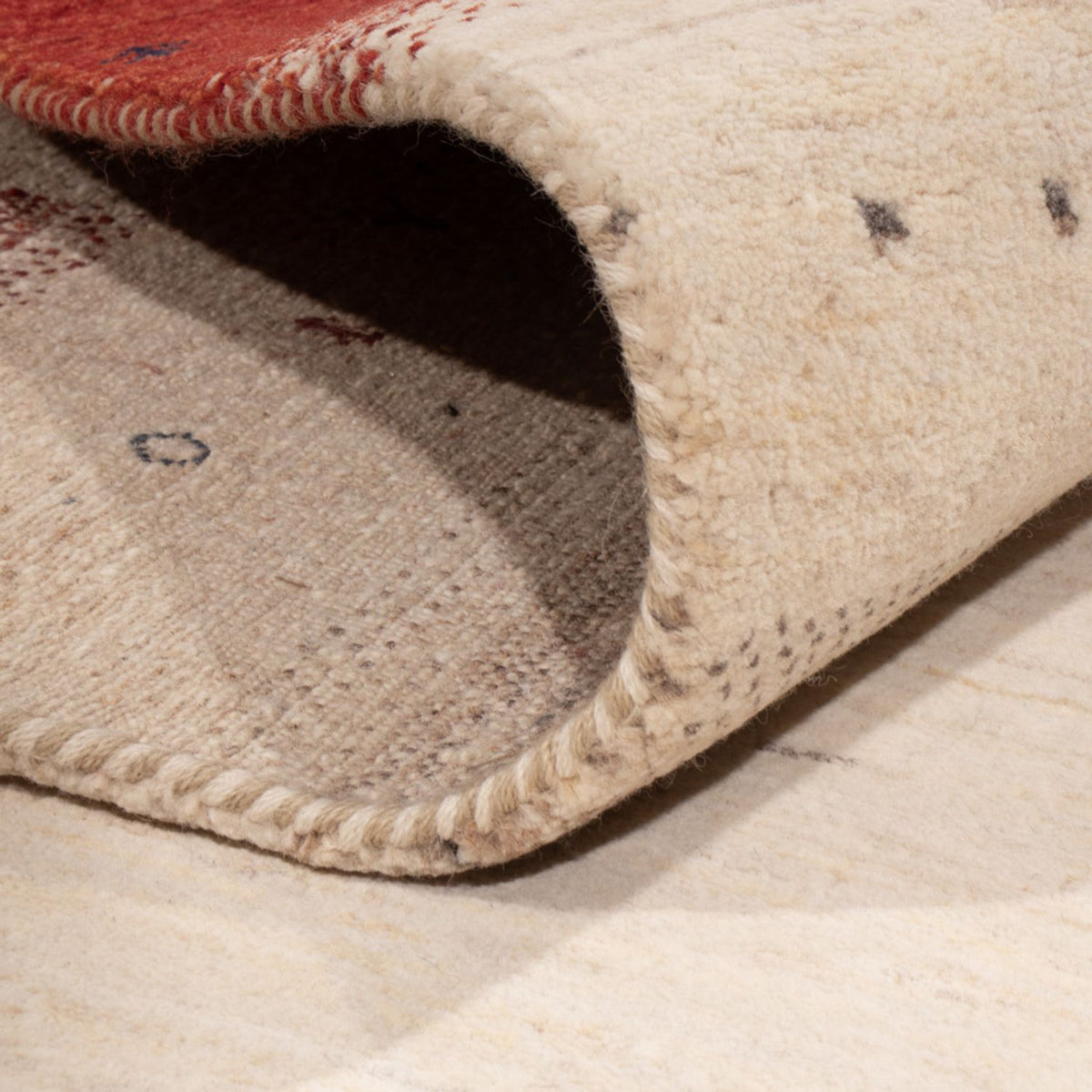 Dywan Gabbeh - Loribaft Indus - 292 x 185 cm - beżowy