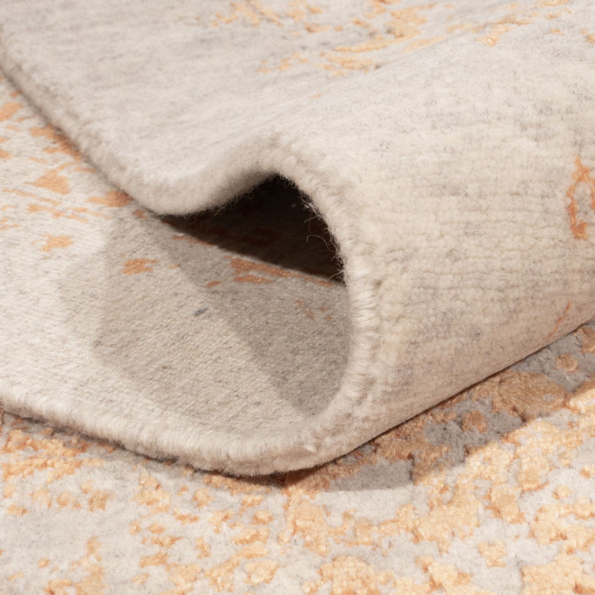 Designerski dywan - 292 x 252 cm - beżowy