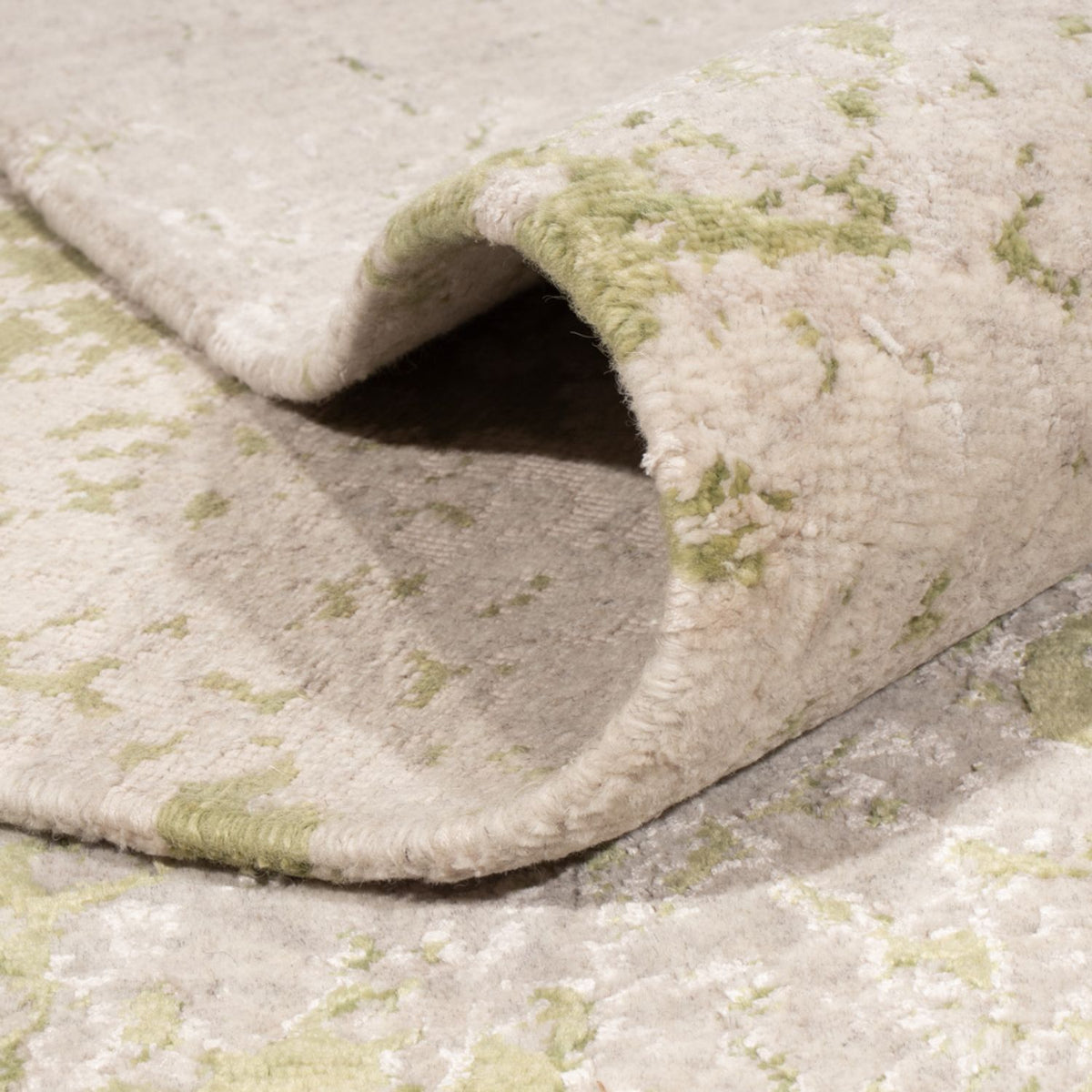 Designerski dywan - 302 x 250 cm - jasnozielony