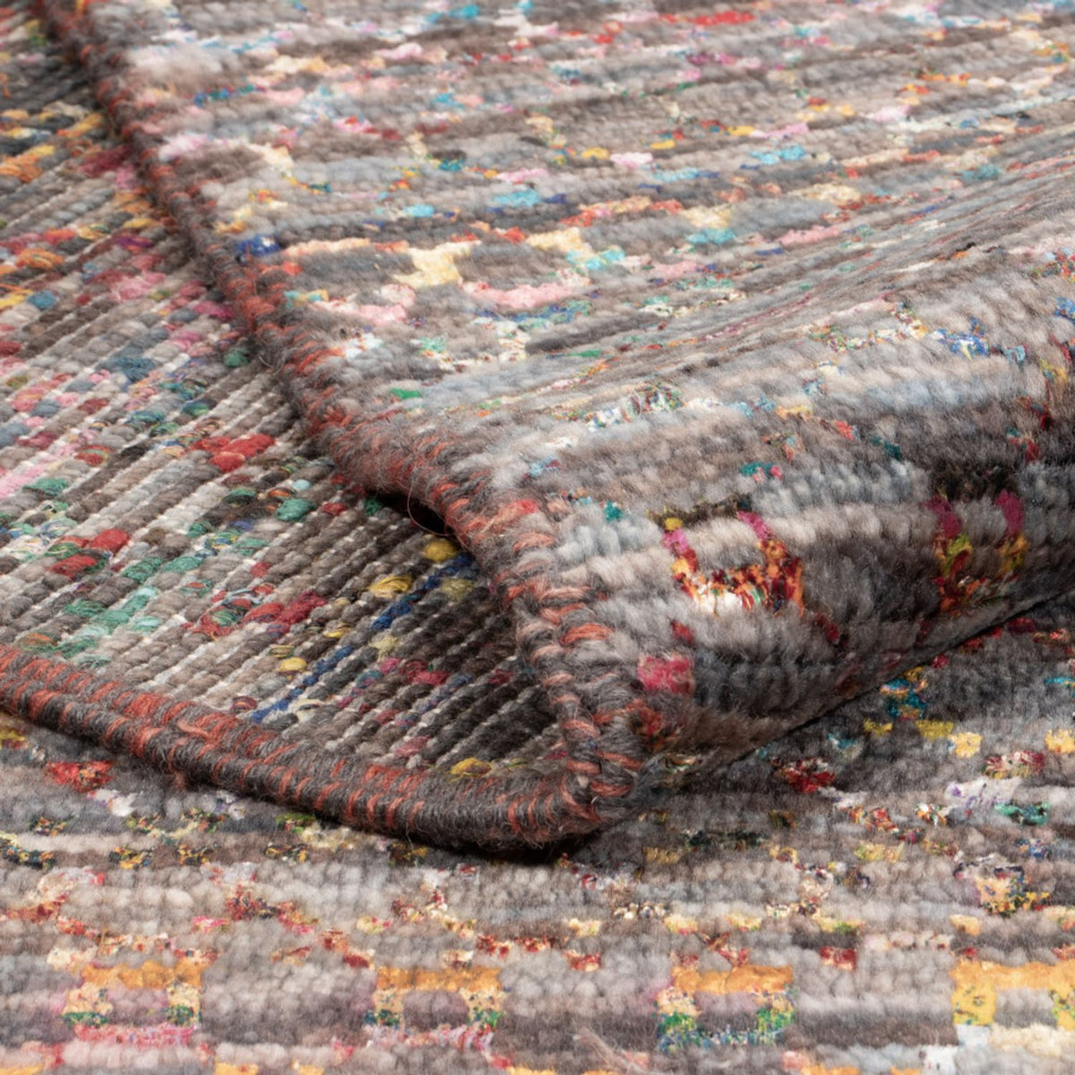 Designerski dywan - 304 x 249 cm - ciemnoniebieski