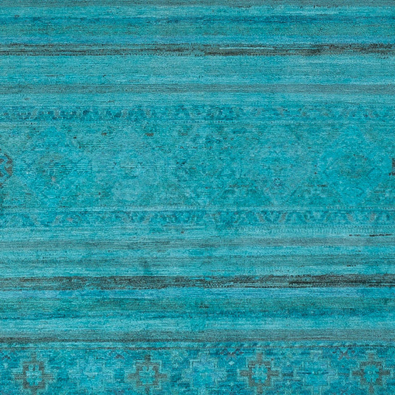 Designerski dywan - 294 x 248 cm - turkusowy