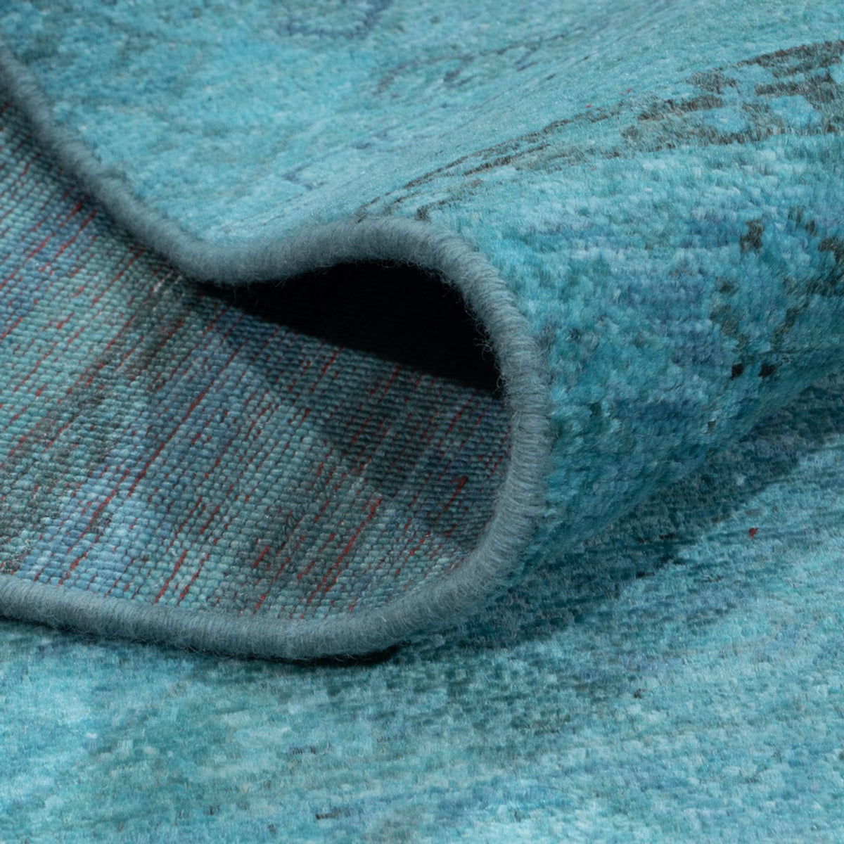 Designerski dywan - 294 x 248 cm - turkusowy