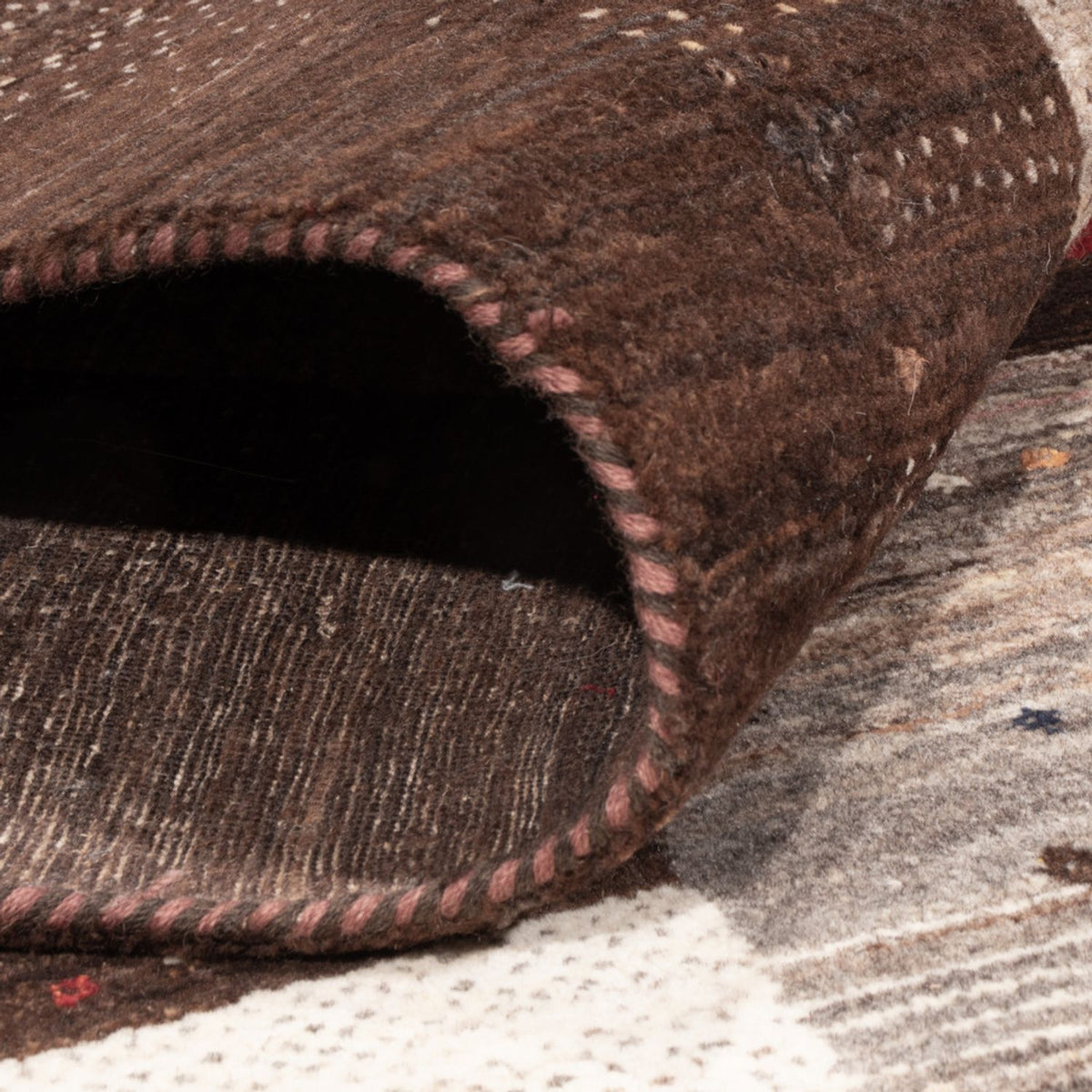 Dywan Gabbeh - Loribaft Indus - 299 x 244 cm - wielokolorowy