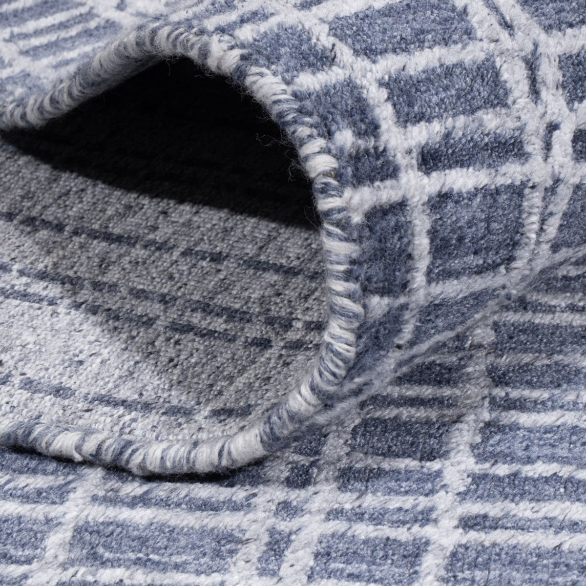 Designerski dywan - 302 x 248 cm - niebieski