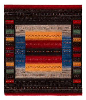 Dywan Gabbeh - Loribaft Indus - 304 x 257 cm - wielokolorowy