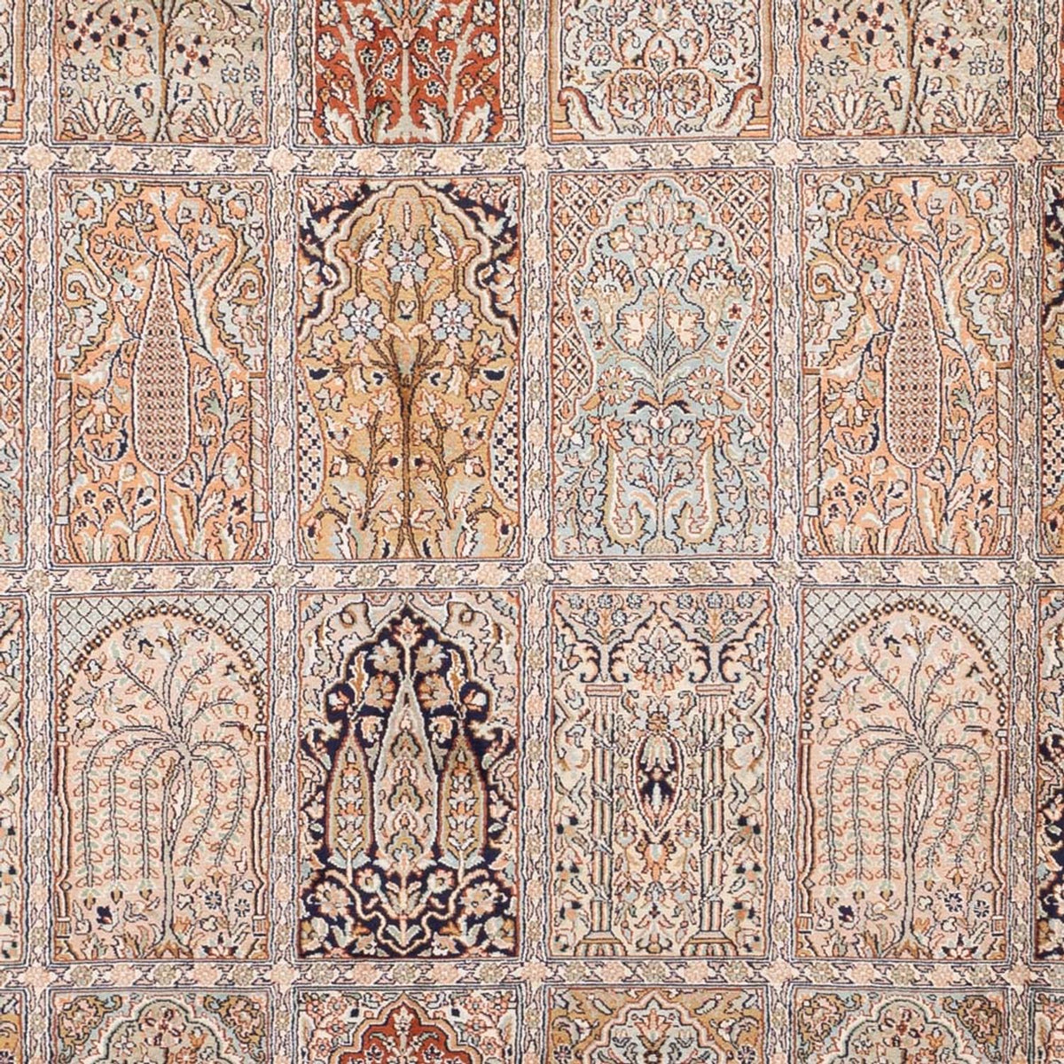 Jedwabny dywan - Kashmir Silk - 315 x 214 cm - jasny beż