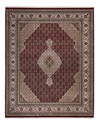 Dywan orientalny - Tabriz - 256 x 205 cm - ciemny beż