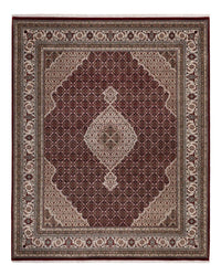 Dywan orientalny - Tabriz - 256 x 205 cm - ciemny beż