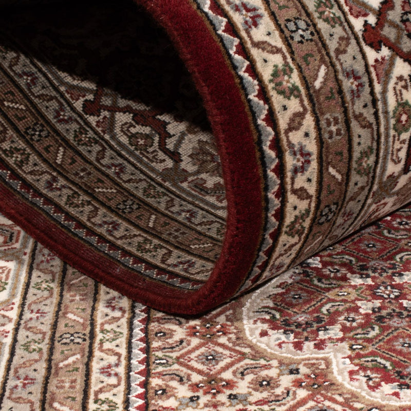 Dywan orientalny - Tabriz - 256 x 205 cm - ciemny beż