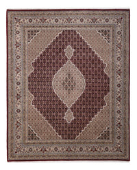 Dywan orientalny - Tabriz - 306 x 248 cm - ciemny beż