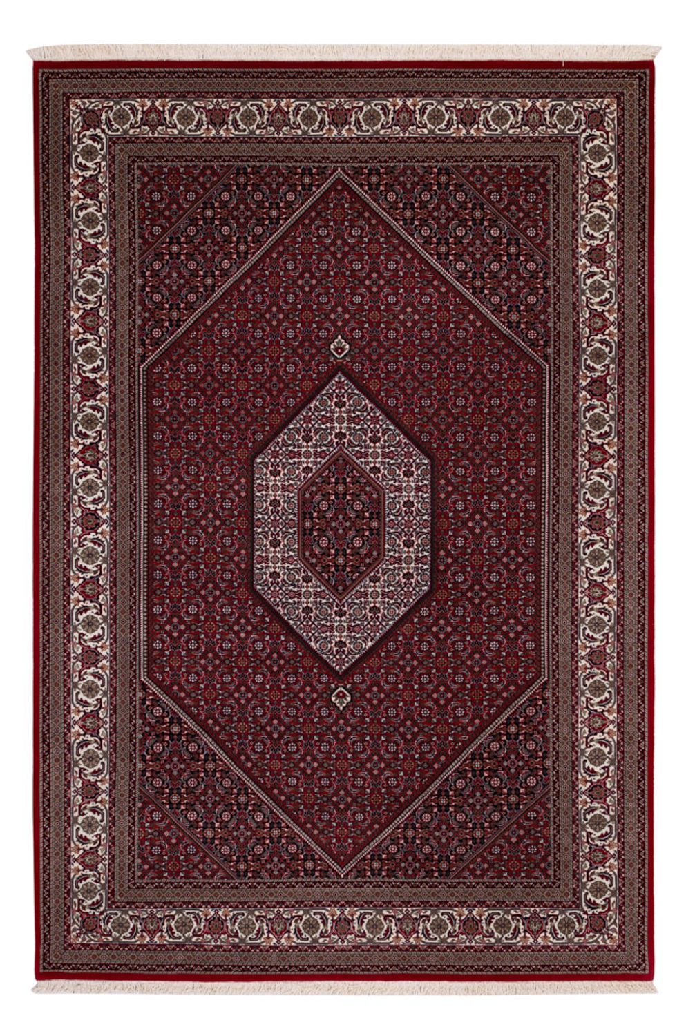 Orientalny dywan - Bijar - Indus - 298 x 200 cm - ciemny camel