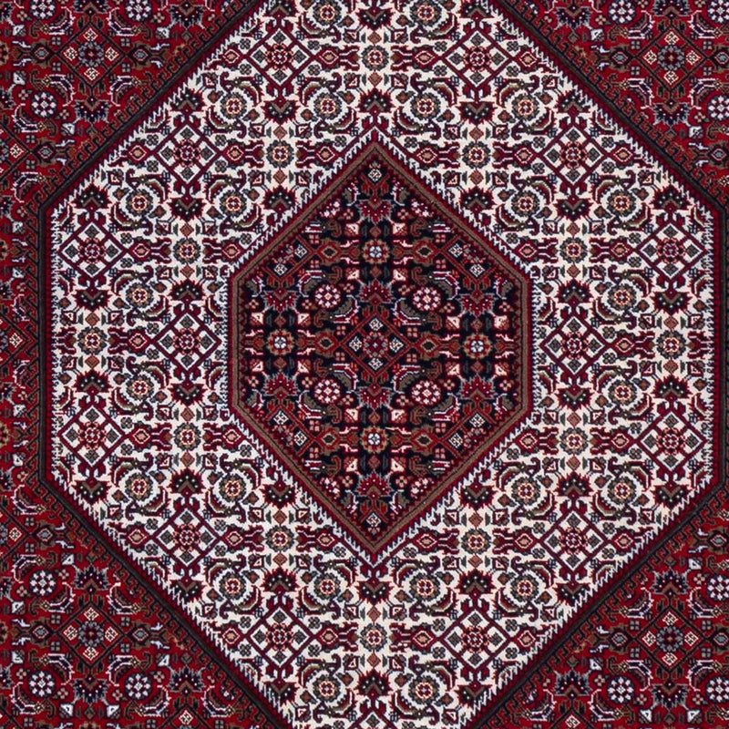 Orientalny dywan - Bijar - Indus - 305 x 251 cm - ciemna czerwień