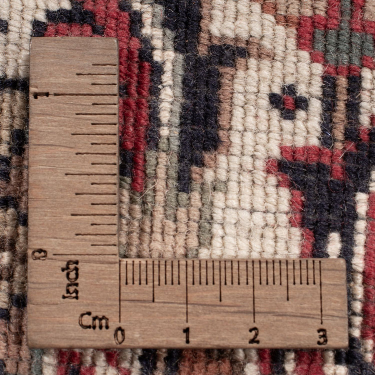 Orientalny dywan - Bijar - Indus - 305 x 251 cm - ciemna czerwień