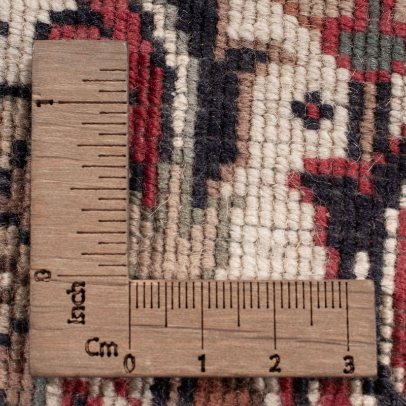 Orientalny dywan - Bijar - Indus - 305 x 251 cm - ciemna czerwień