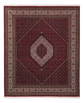 Orientalny dywan - Bijar - Indus - 304 x 251 cm - ciemna czerwień
