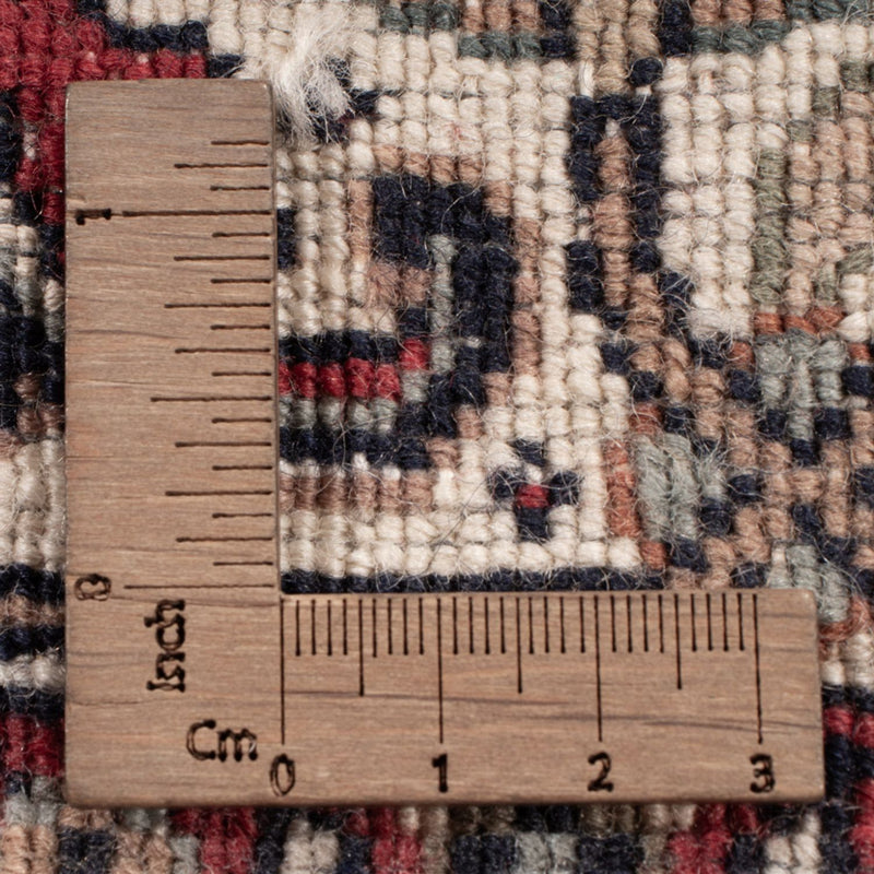 Orientalny dywan - Bijar - Indus - 304 x 251 cm - ciemna czerwień