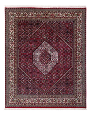 Orientalny dywan - Bijar - Indus - 300 x 247 cm - ciemna czerwień