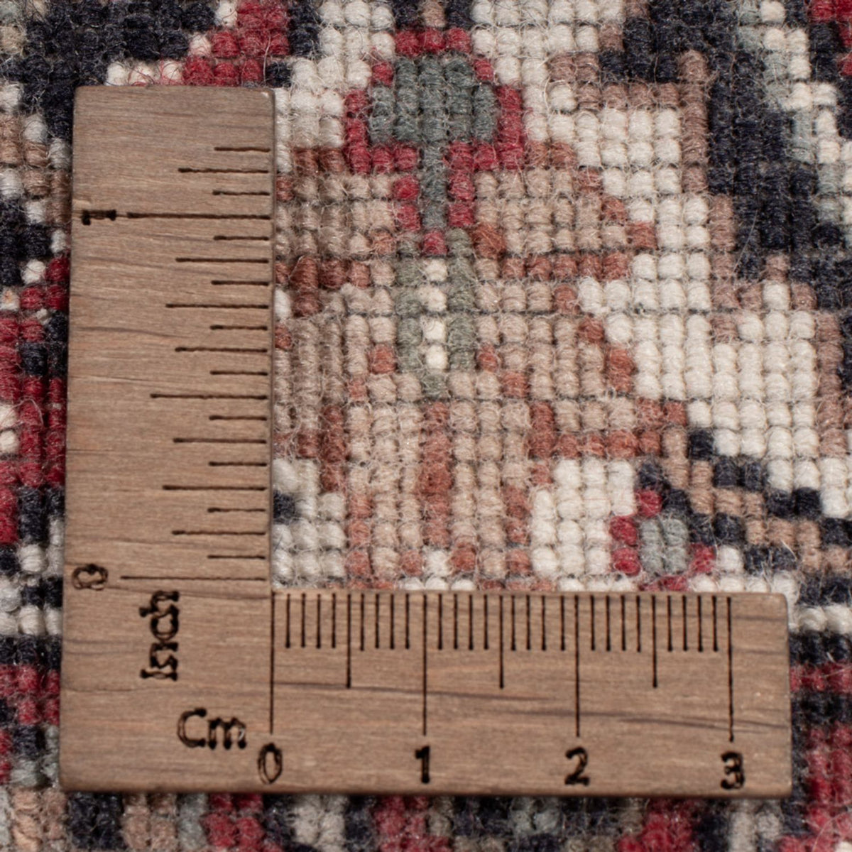 Orientalny dywan - Bijar - Indus - 300 x 247 cm - ciemna czerwień